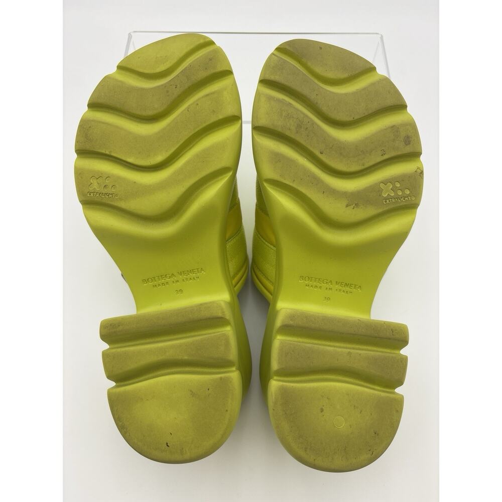 Bottega Veneta Flash Buckle Mule Sandal Neon Yellow Chartreuse Size 39 / 9 - Picture 11 of 16